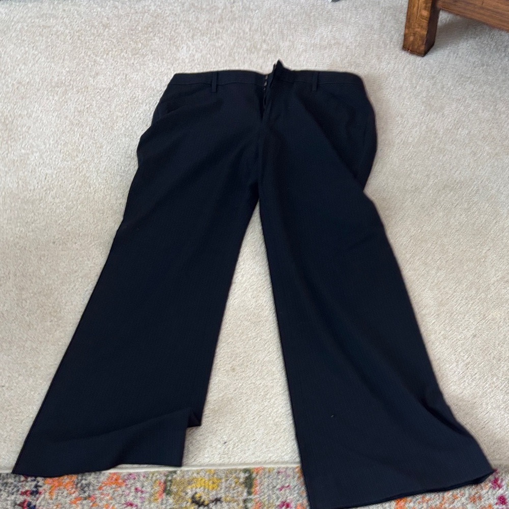 Women's Dark Blue Pinstripe
